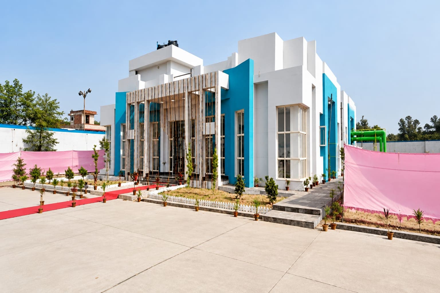 The office area of the CA store, grading and packing facility at HSIIDC Rai, Sonipat